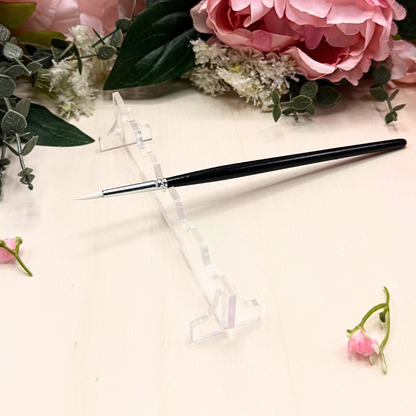 Acrylic Paint Brush Rest – With 2 Detail Brushes