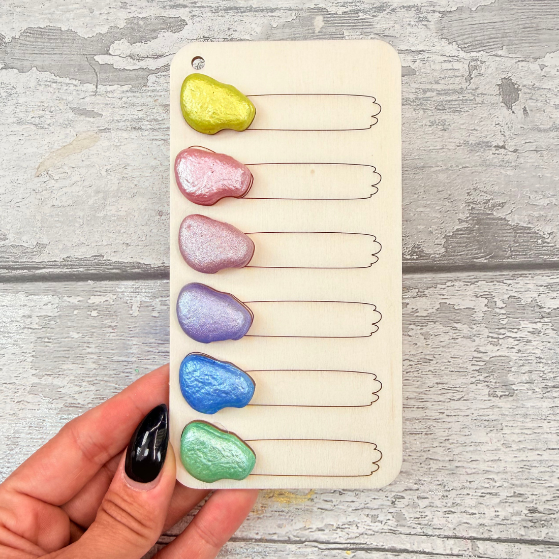 Handmade Shimmer Watercolour Paint - Petal