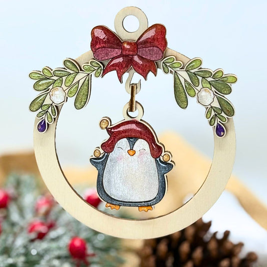 Christmas Dangle Bauble - Penguin