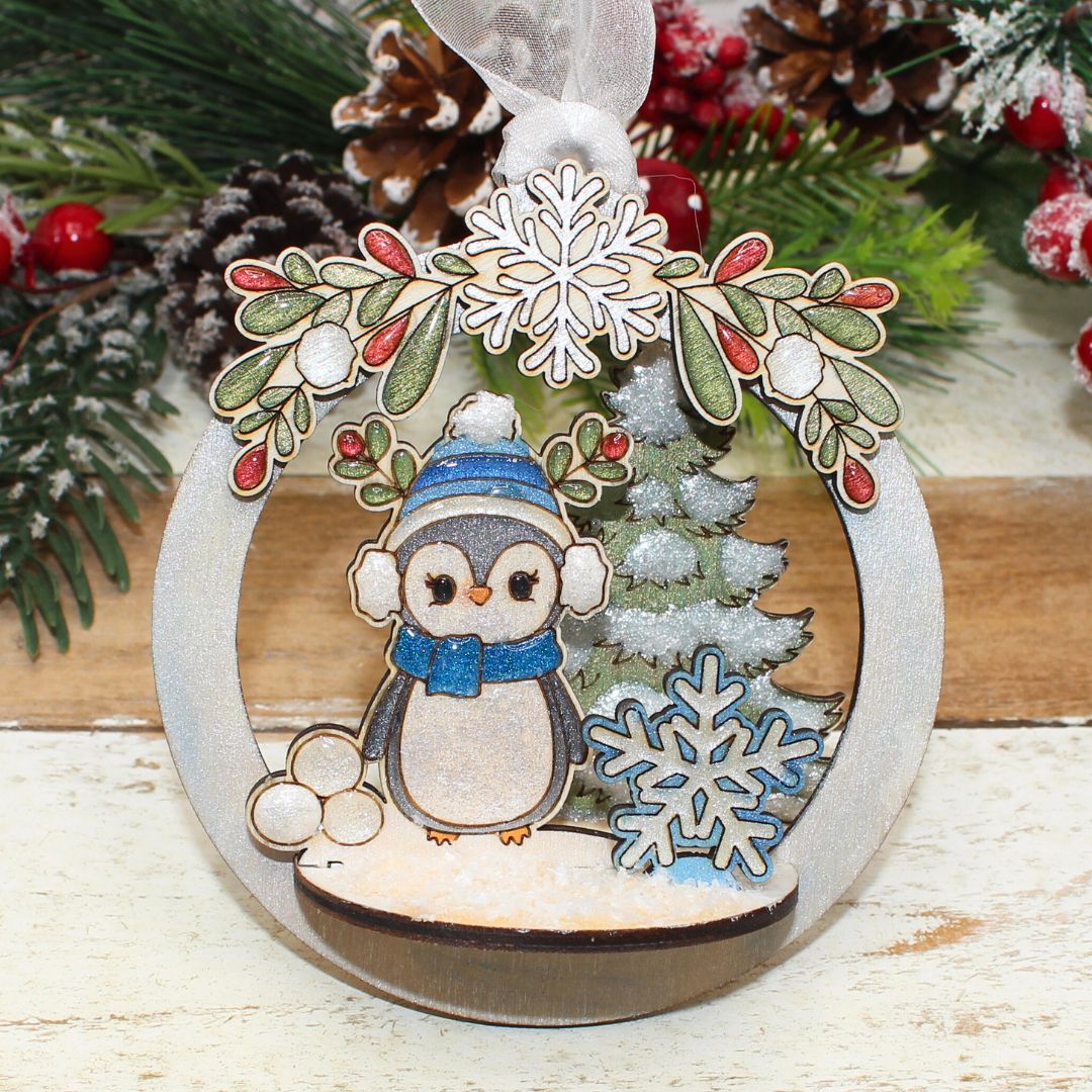 Penguin 3D Tree Ornament