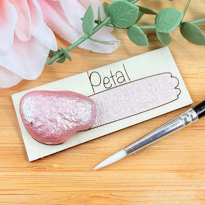 Handmade Shimmer Watercolour Paint - Petal