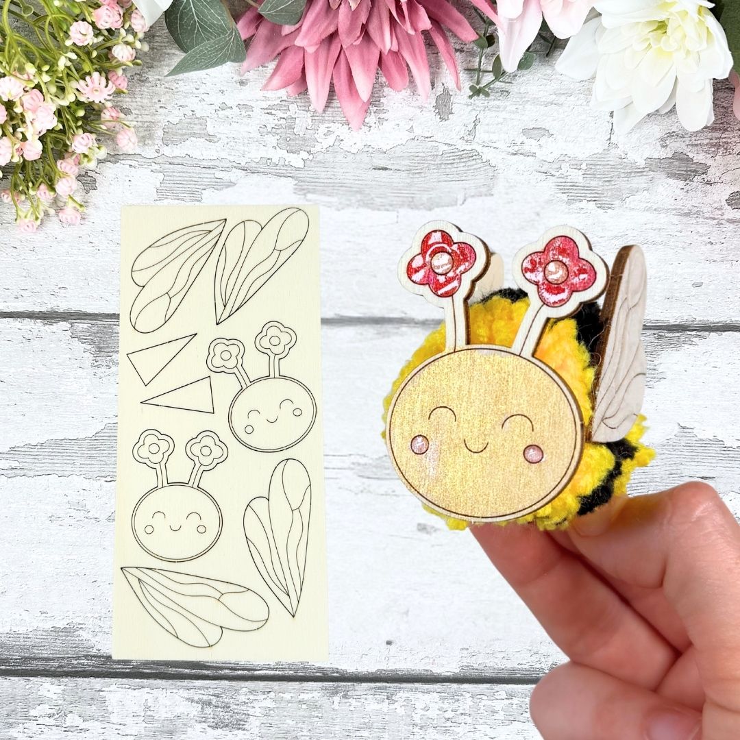 PomPom Bumble Bee Character