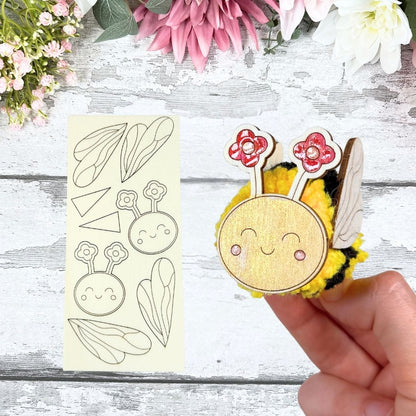 PomPom Bumble Bee Character