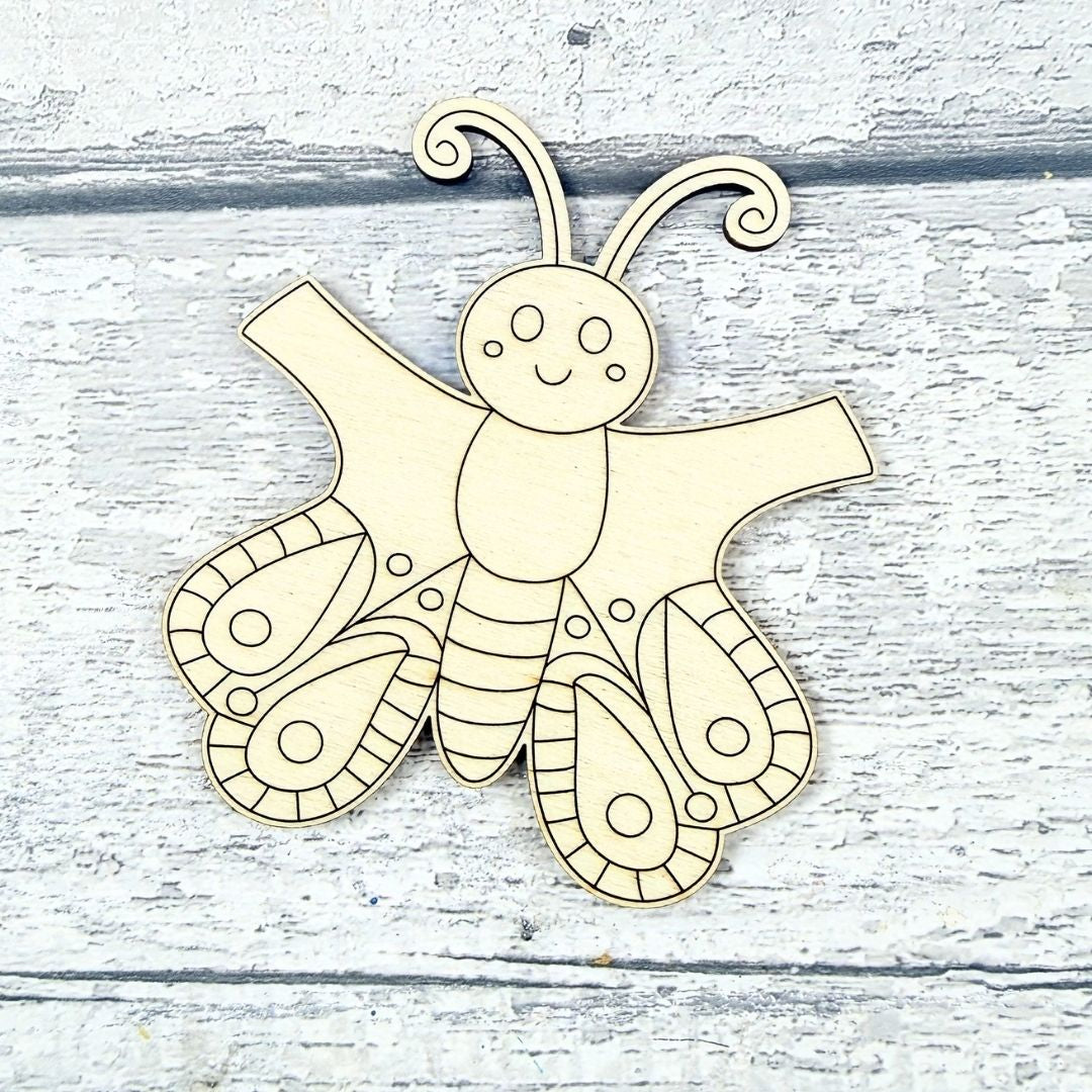 PomPom Butterfly Character