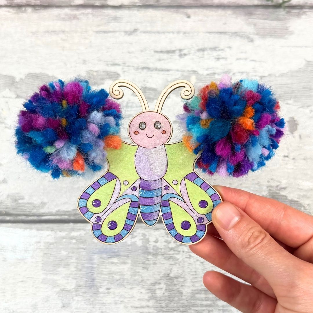 PomPom Butterfly Character