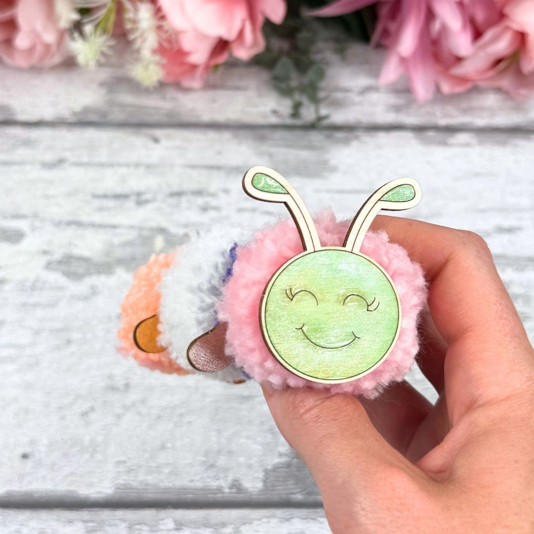 PomPom Caterpillar Character