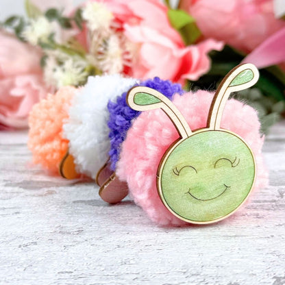 PomPom Caterpillar Character