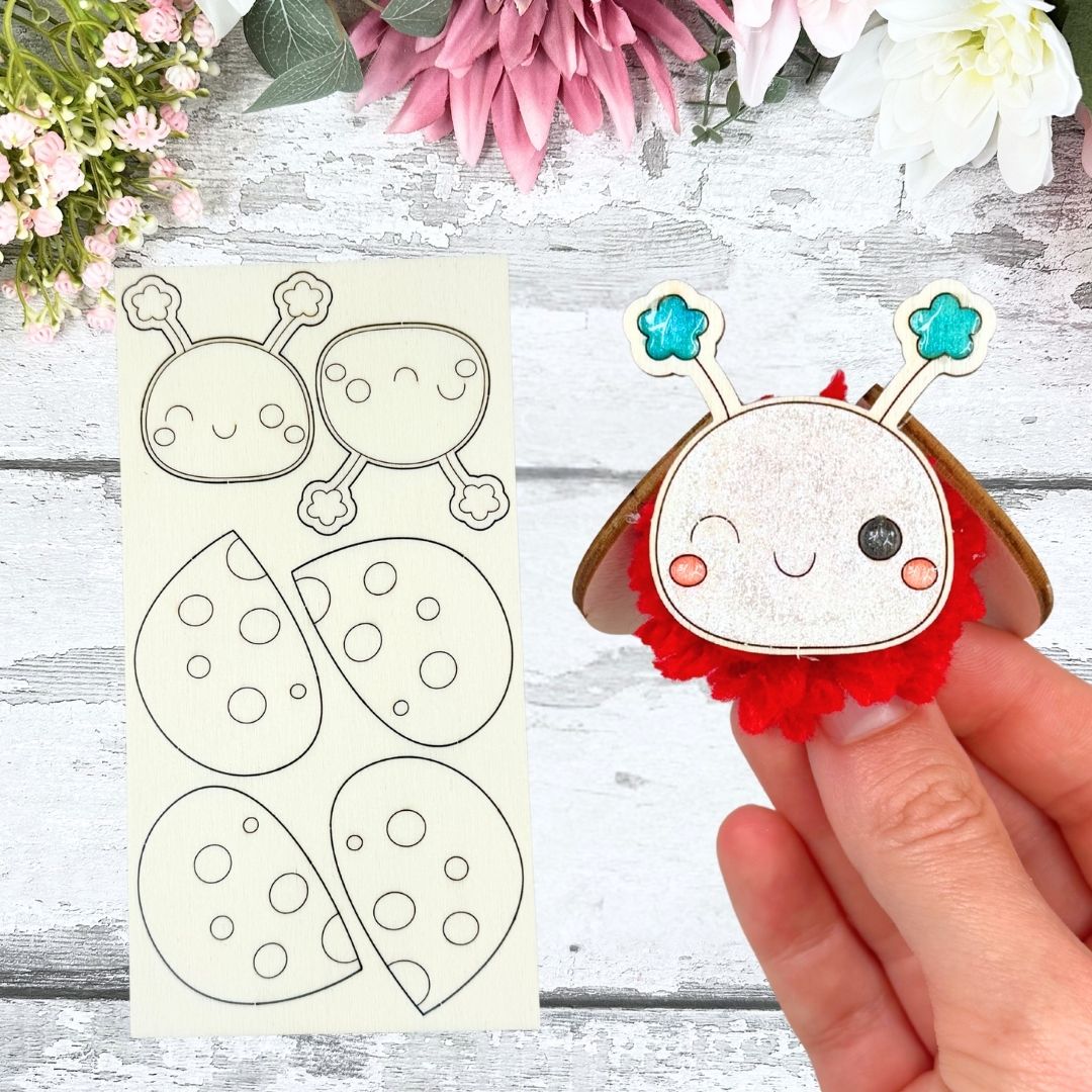 PomPom Ladybug Character