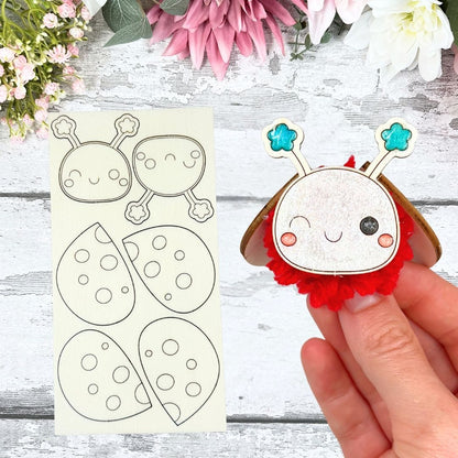 PomPom Ladybug Character