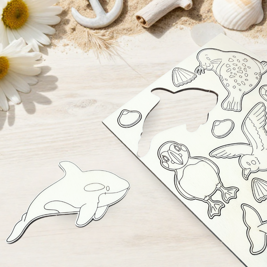 British Sealife Colouring Pop-Out Sheet