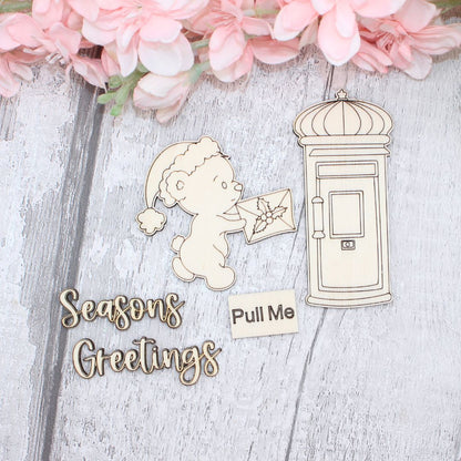 Postbox Teddy Slider Set