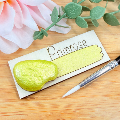 Handmade Shimmer Watercolour Paint - Primrose