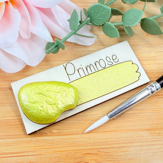 Handmade Shimmer Watercolour Paint - Primrose