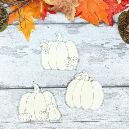 Pumpkin Coasters