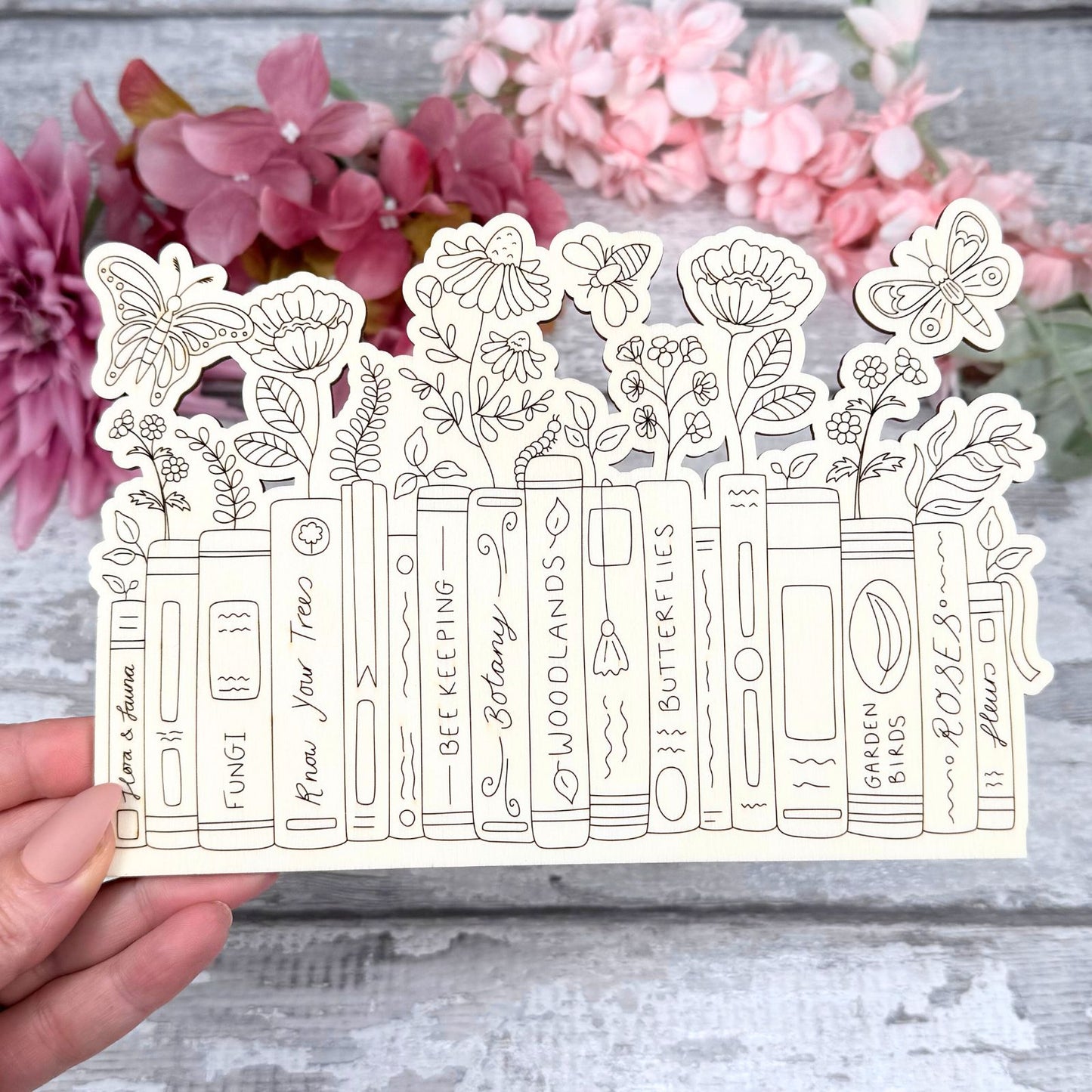 Books & Florals Design – Interchangeable Quote Stand Insert