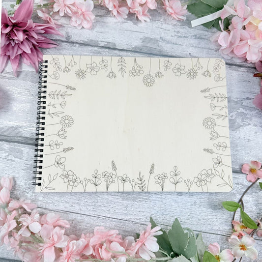 Personalised Floral Recipe Book - (PRE-ORDER)