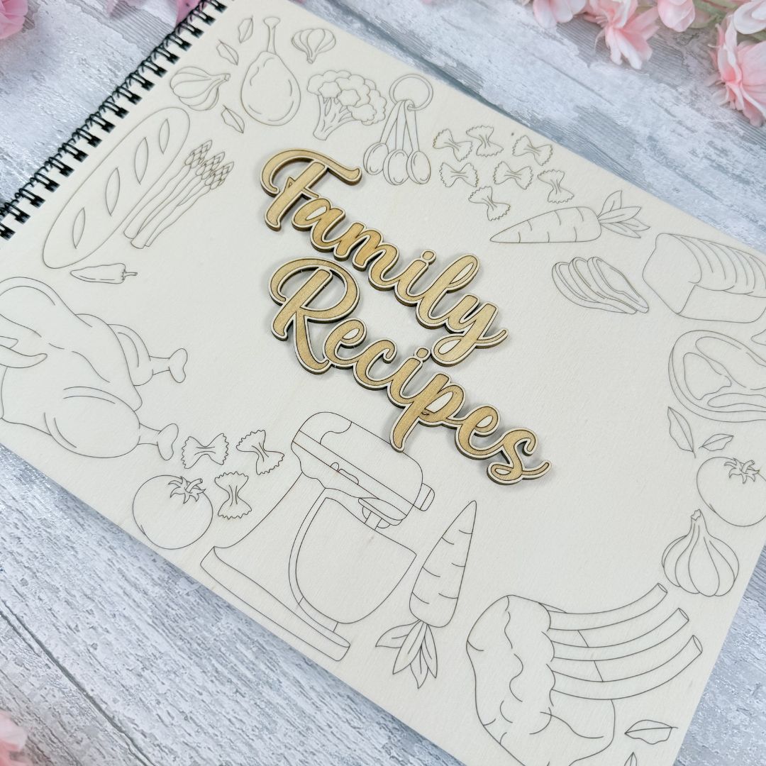 Personalised Savoury Recipe Book Craft Kit - (PRE-ORDER)