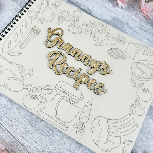Personalised Savoury Recipe Book - (PRE-ORDER)
