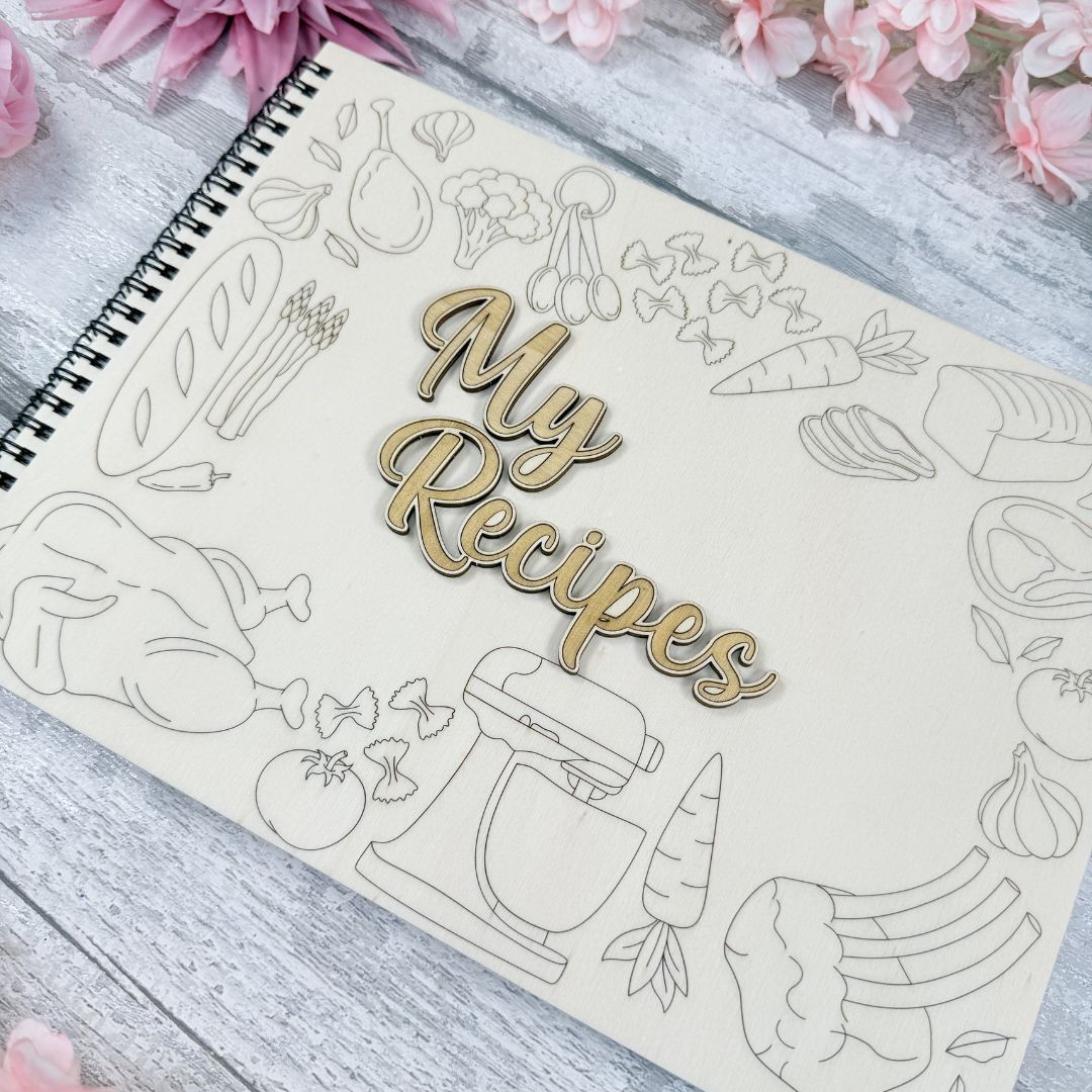 Personalised Savoury Recipe Book Craft Kit - (PRE-ORDER)