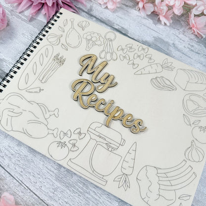Personalised Savoury Recipe Book - (PRE-ORDER)