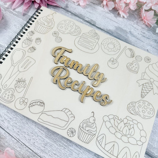 Personalised Sweet Recipe Book - (PRE-ORDER)