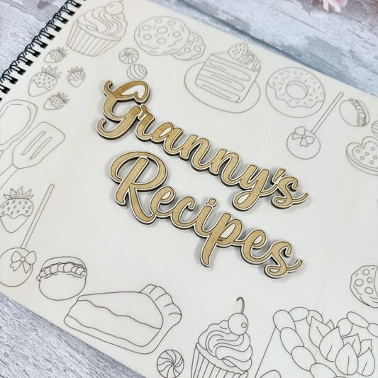 Personalised Sweet Recipe Book - (PRE-ORDER)
