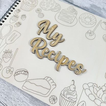 Personalised Sweet Recipe Book Craft Kit - (PRE-ORDER)