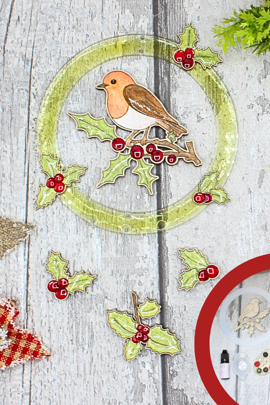 Christmas Robin Windchime Kit