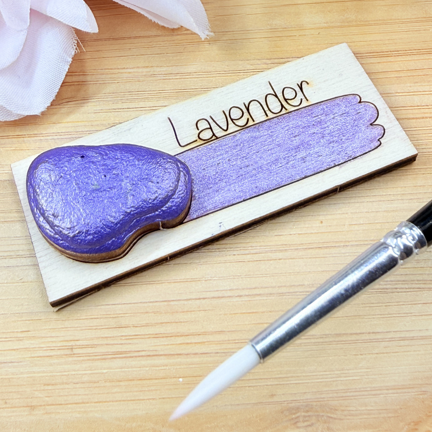 Handmade Shimmer Watercolour Paint - Lavender