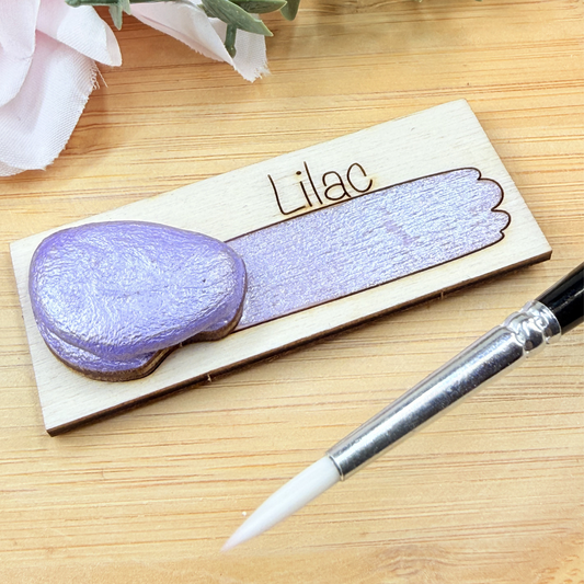 Handmade Shimmer Watercolour Paint - Lilac