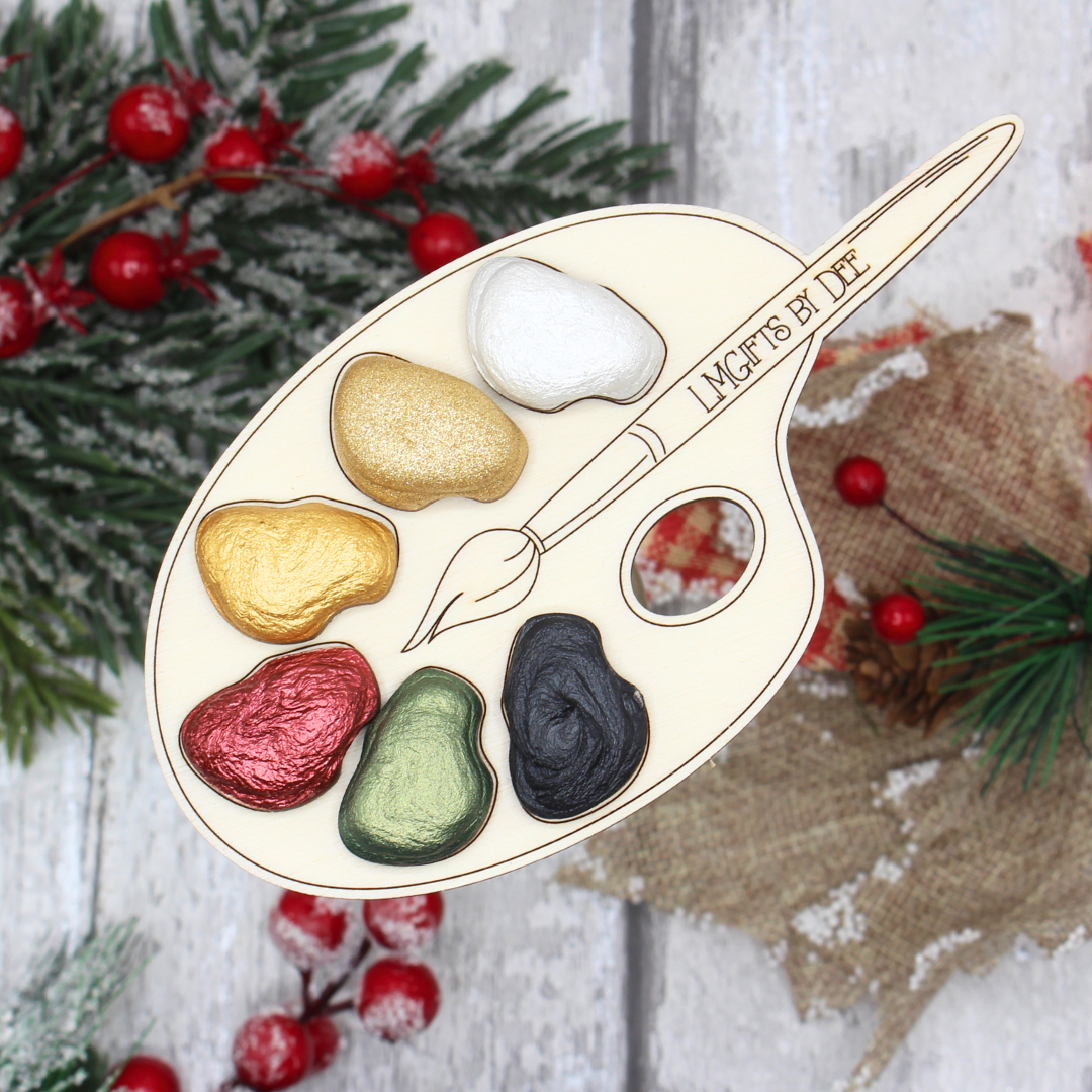 Traditional Christmas Paint Palette - Full Size