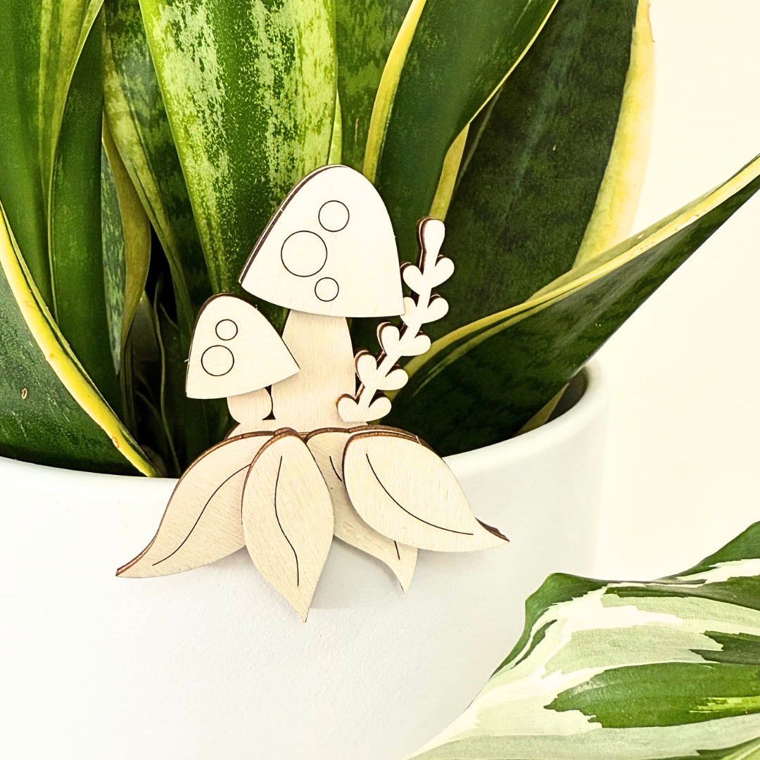 Woodland Mushroom Pot Hanger