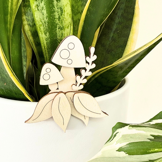Woodland Mushroom Pot Hanger