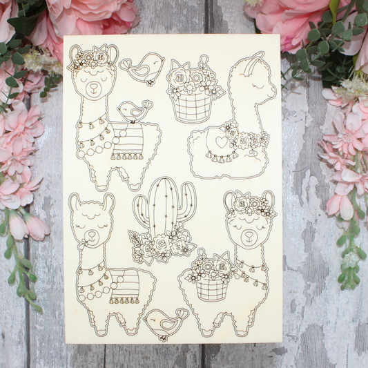 Spring Llama Set