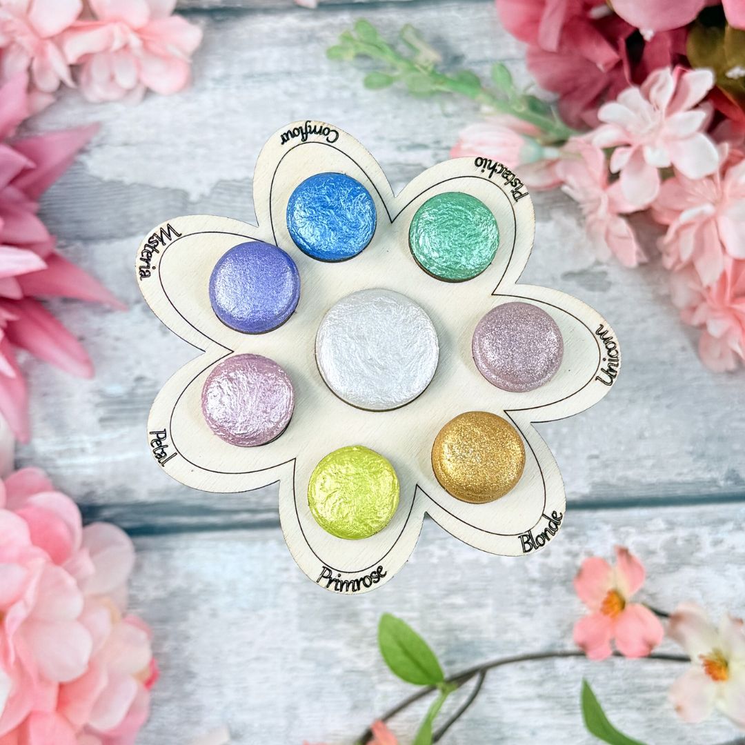 VIP sale - Spring Daisy Paint Palette – INDIVIDUAL PAINTS ONLY