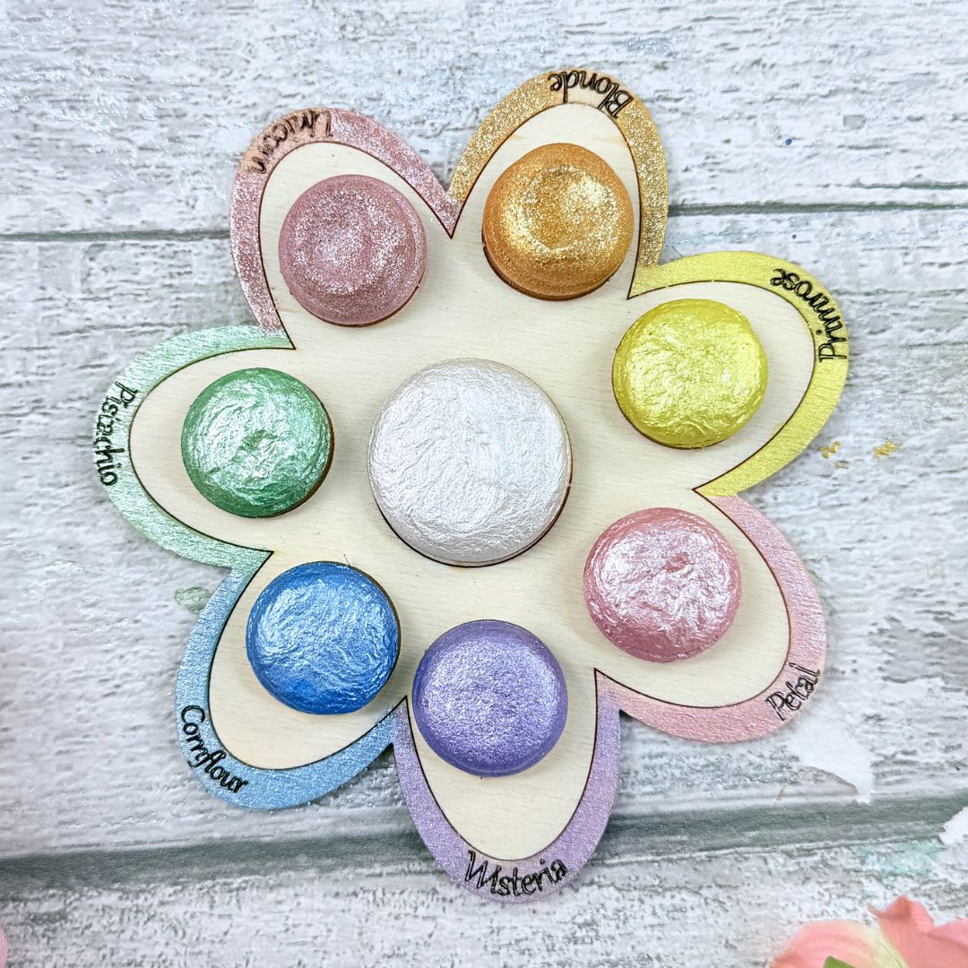 VIP sale - Spring Daisy Paint Palette – INDIVIDUAL PAINTS ONLY