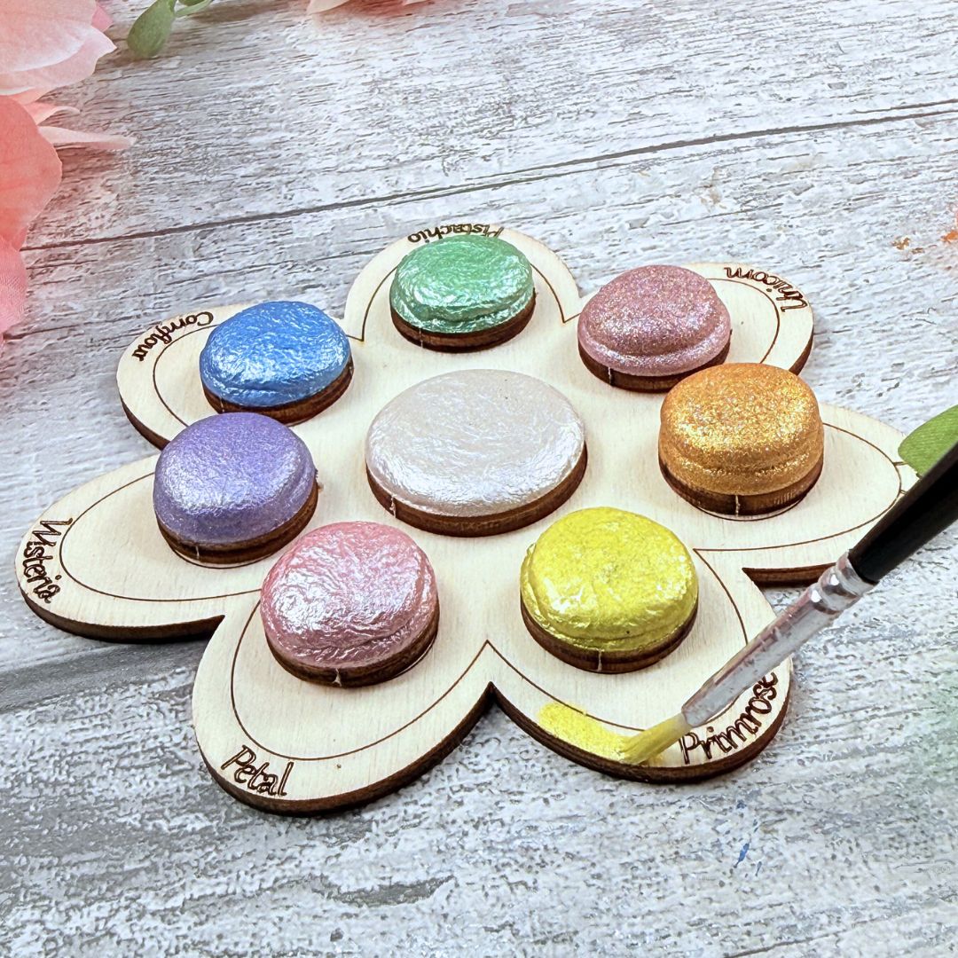 VIP sale - Spring Daisy Paint Palette – INDIVIDUAL PAINTS ONLY