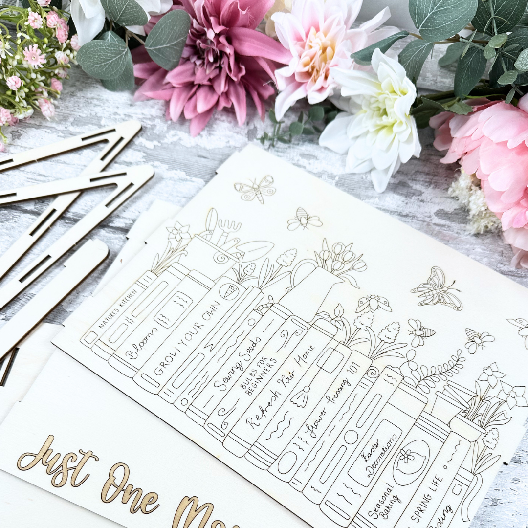 Spring Garden Book Holder