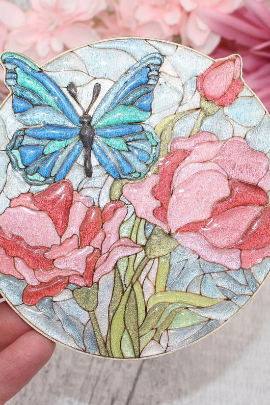 Stained Glass Design - Coaster Size