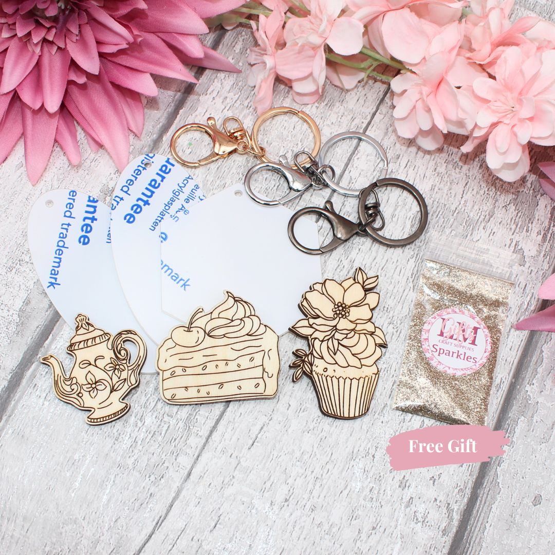 Tea Time Bag Charm Mini Kit