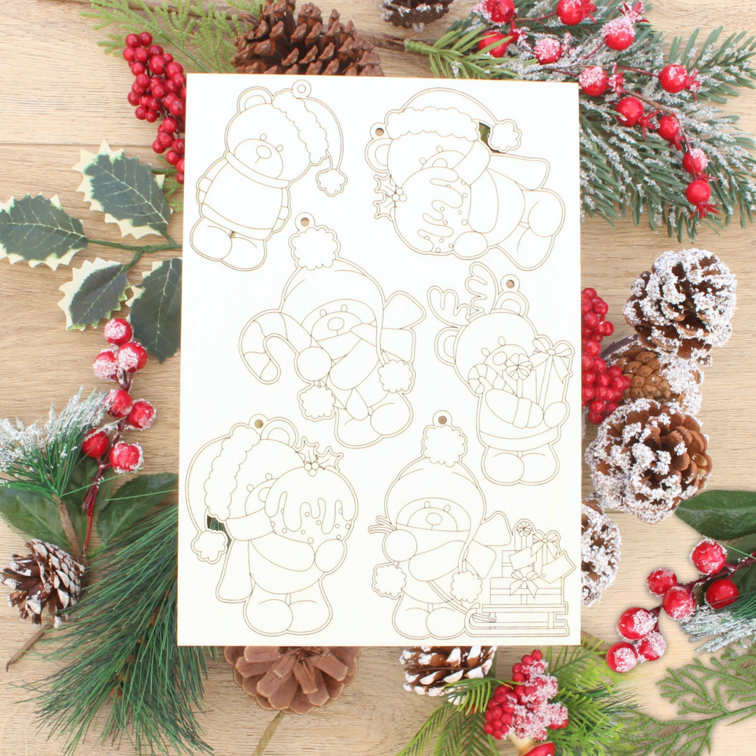 Christmas Teddy Gift Tags / Decorations