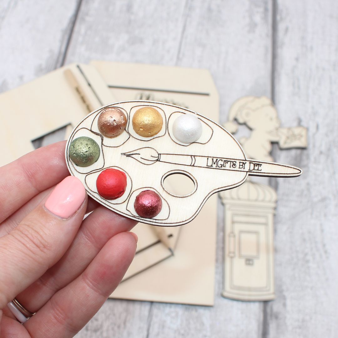 Postbox Teddy Slider Card Template Kit