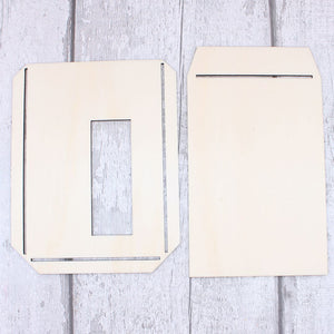 Postbox Teddy Slider Card Template Kit
