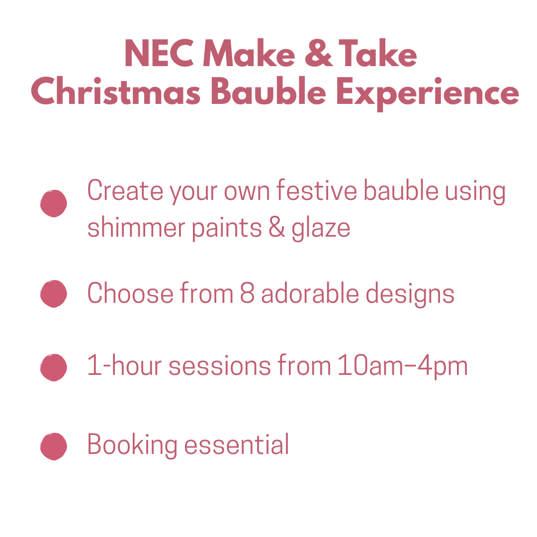 Make & Take Ticket – Christmas Bauble Experience (Glasgow)