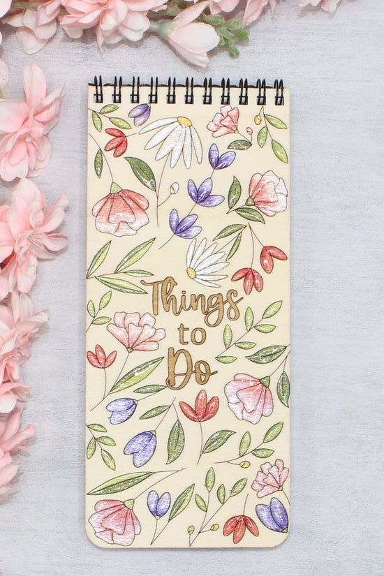 Floral To-Do List Book