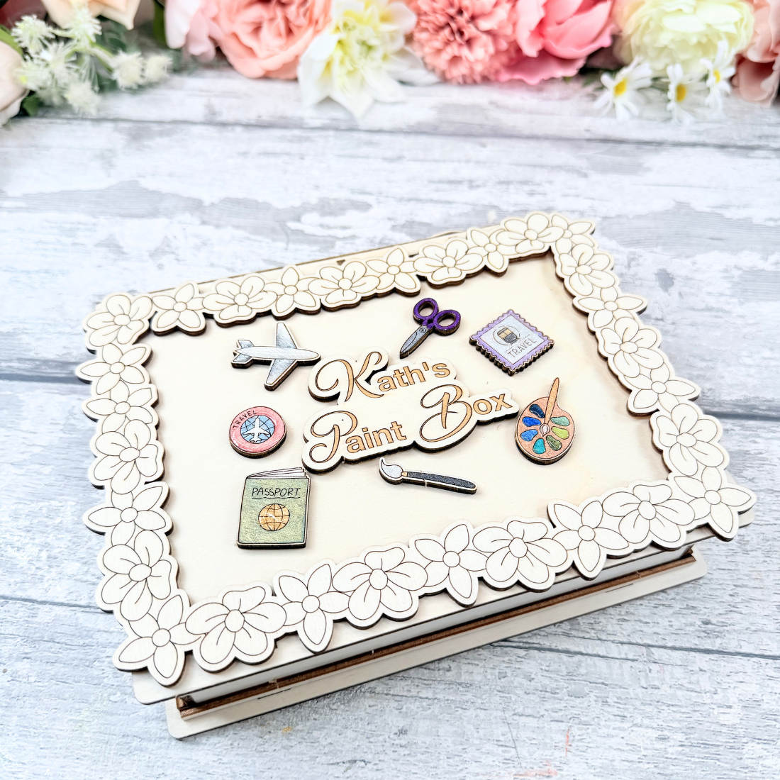 Personalised Travel Paint Box