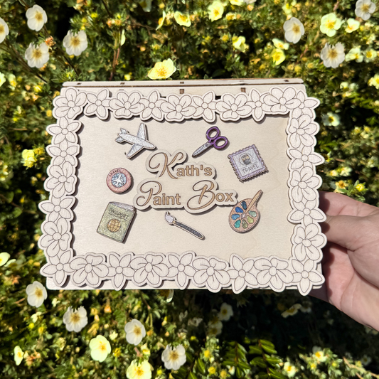 Personalised Travel Paint Box