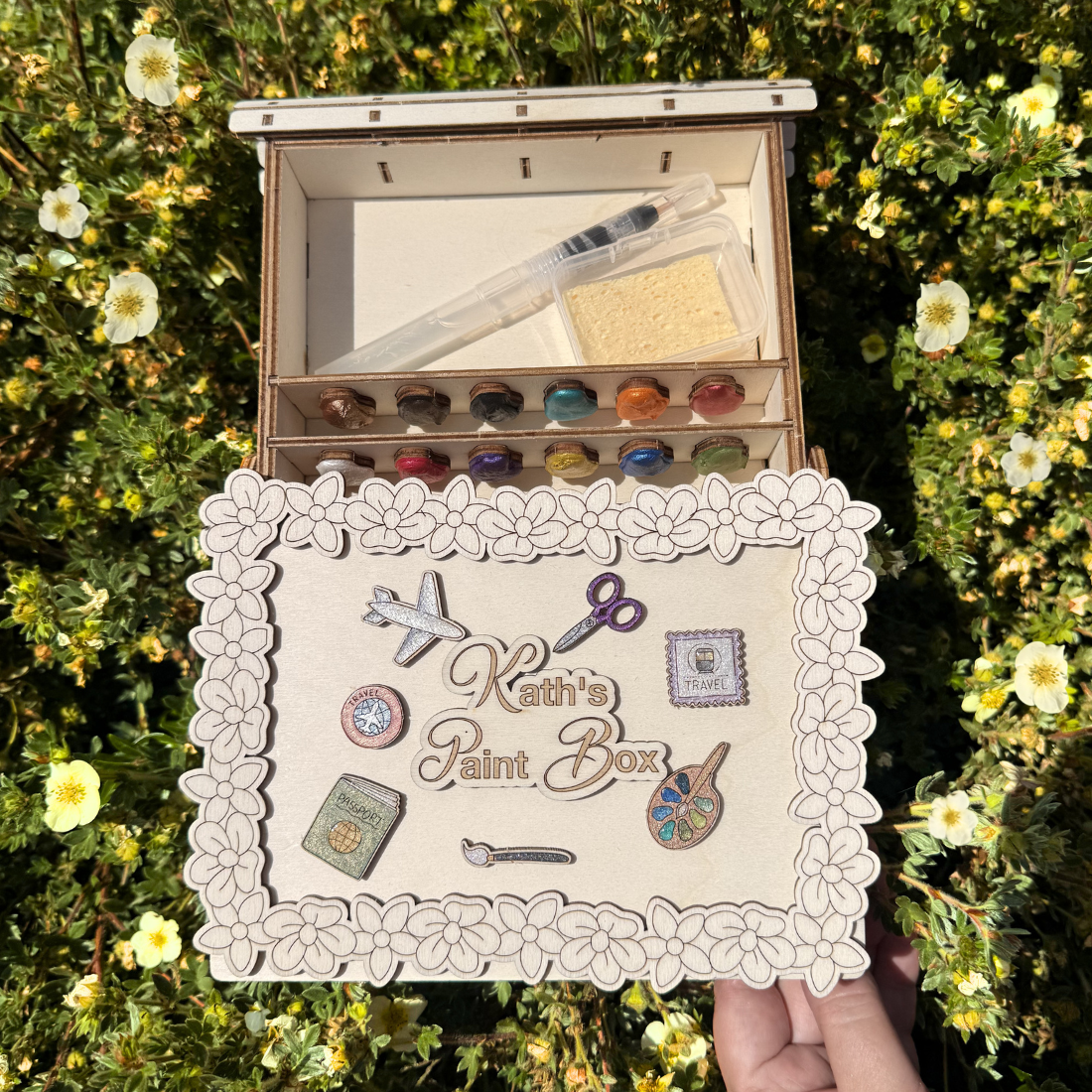 Personalised Travel Paint Box