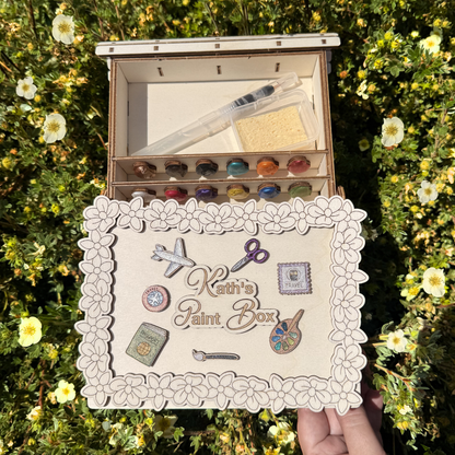 Personalised Travel Paint Box