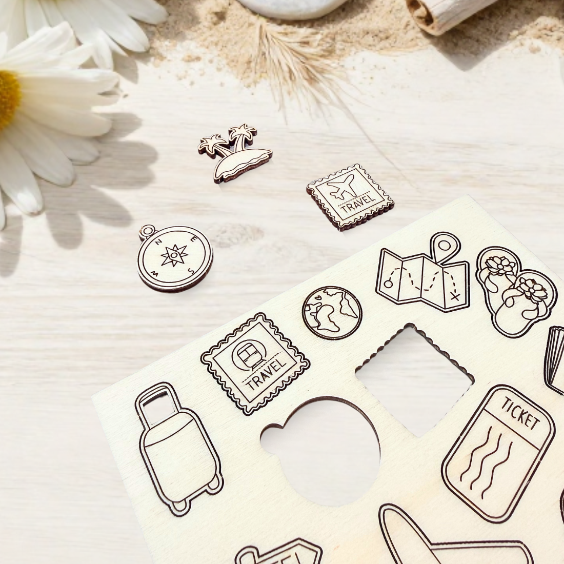 Mini Travel & Holiday Embellishment Sheet